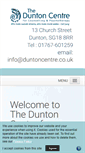 Mobile Screenshot of duntoncentre.co.uk